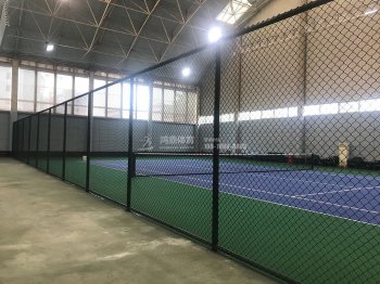 萍乡市烟草公司 弹性丙烯酸网球场和围网
